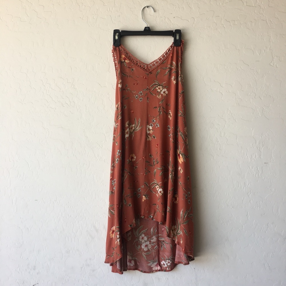 Floral halter dress